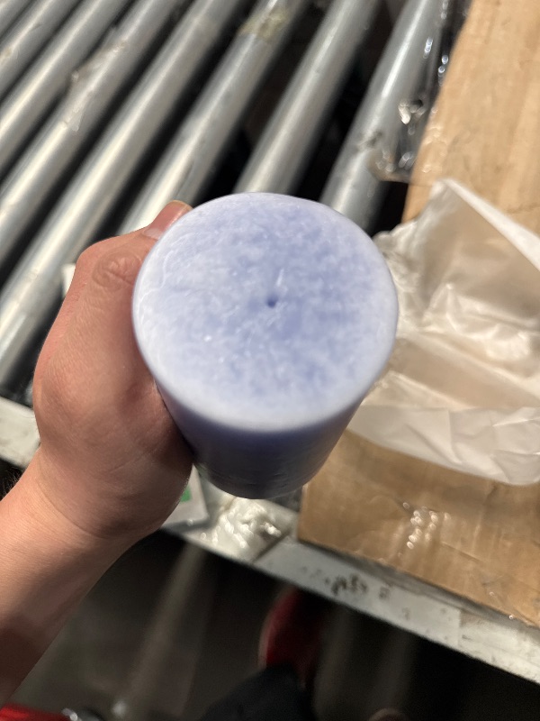 Photo 1 of ***(PARTS ONLY/ NON REFUNDABLE/ NO RETURNS OR REFUNDS)***Missing wick ***
Aroma Naturals Essential Oil Tranquility Pillar Candle, 2.5" x 4", Lavender, 11 Ounce