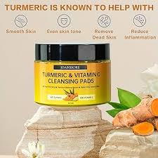 Photo 1 of ***NON REFUNDABLE***
Turmeric Kojic Acid Cleansing Pads - Exfoliating Turmeric Face Scrub for Dark Spots, Discoloration and Sensitive Skin Care - Natural Radiance Facial Wash
