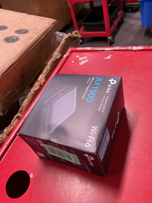 Photo 1 of TP-Link Ultra-Portable Wi-Fi 6 AX1500 Travel Router TL-WR1502X | Easy Public WiFi Sharing | Hotel/RV/Travel Approved | Phone WiFi Tether | USB C Powered | Multi-Mode | Tether App | Durable Design