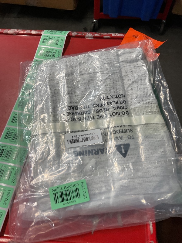 Photo 1 of ***FACTORY SEALED***decorUhome Chenille Decorative Spring Throw Pillow Covers 24x24 Set of 2, Farmhouse Textured Square Pillow Covers for Couch Sofa Bed Living Room, Grey White