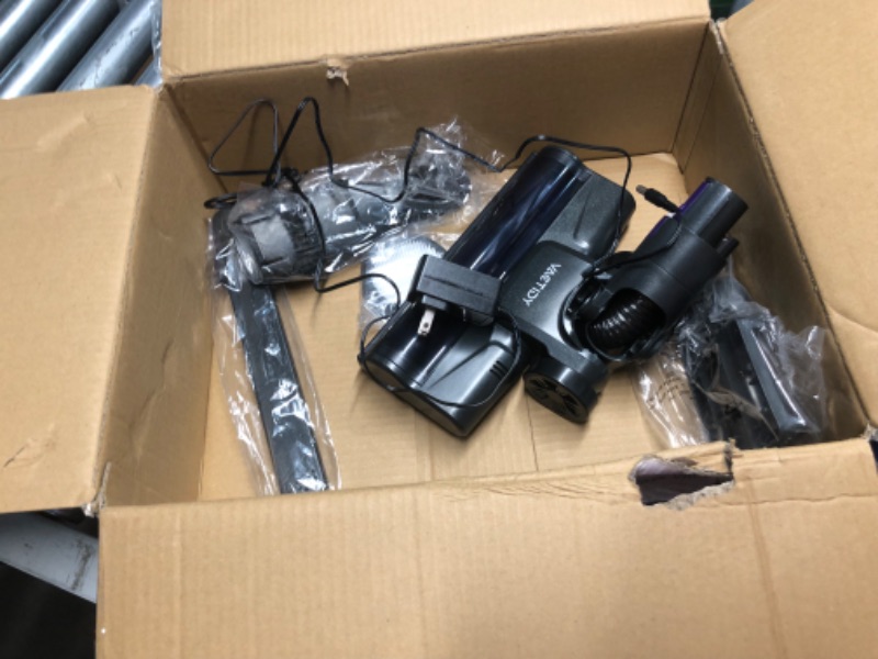 Photo 1 of ***NONREFUNDABLE - FOR PARTS ONLY - SEE COMMENTS***
Vexilar V8PRO Cordless Vacuum Cleaner for Home - 25Kpa Stick Vacuum with Self Standing Design, Max 35Min Runtime, 6 in 1 Lightweight Vacuum for Hardwood Floors and Carpet Pet Hair(Dark Purple)