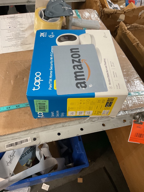 Photo 1 of TP-Link Tapo 2K Pan/Tilt Security Camera for Baby Monitor, Dog Camera w/Motion Detection, 2-Way Audio, Siren, Night Vision, Cloud & SD Card Storage, Works with Alexa & Google Home, 2-Pack (C210P2)