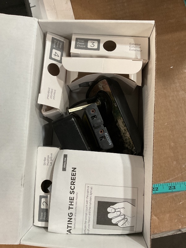 Photo 1 of ***(PARTS ONLY/ NON REFUNDABLE/ NO RETURNS OR REFUNDS)***
Kwikset Halo Wi-Fi Smart Lock, Keyless Entry Front Door Touchscreen Deadbolt, Matte Black Finish, Grade AAA Certified, UL Listed, Easy Install No Hub, App Control, Digital Remote Lock