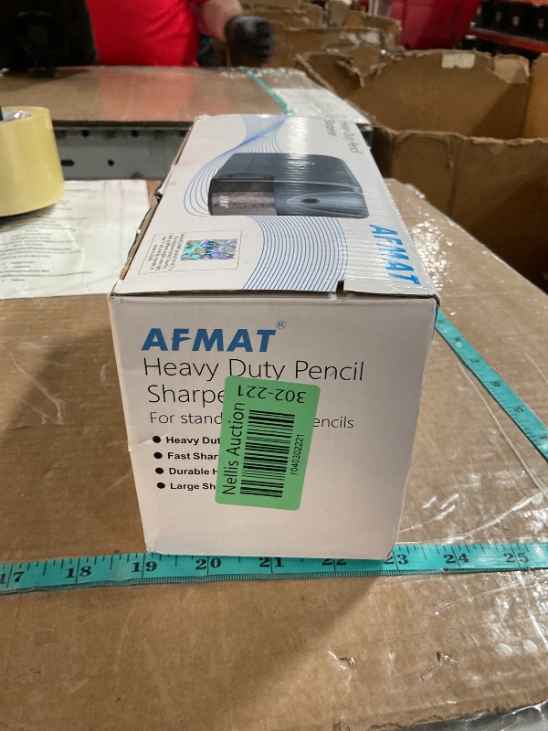 Photo 1 of ***(NO RETURNS OR REFUNDS/ FOR PARTS ONLY/ NON FUNCTIONAL)***
AFMAT Electric Pencil Sharpener, Heavy Duty Pencil Sharpeners for Classroom, Home, UL Listed Pencil Sharpener for 6.5-8mm No.2/Colored Pencils, 10000+ Sharpening Times, Model S230 (Item No. PS6