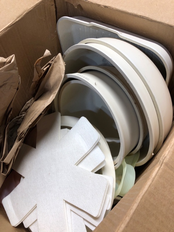 Photo 1 of (see all images)(used)(missing pieces)JEETEE Pots and Pans Set Non Stick 25pcs, Cookware Set with Removable Handle