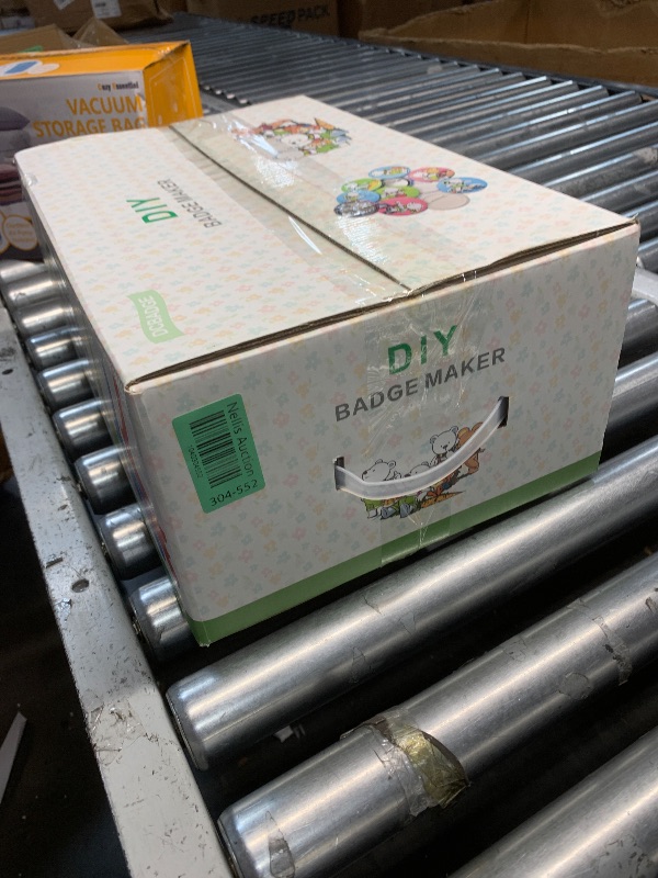 Photo 1 of Mryitcal Button Maker Machine Multiple Sizes 400pcs, Pin Maker Button Press 1+1.25+2.25 inch Pin Badge Making Supplies for DIY Personalized Metal Pinback Buttons