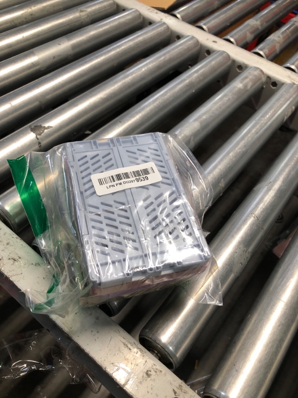 Photo 1 of HUUSMOT 6-Pack Small Pastel Plastic Storage Baskets, Collapsible Crates for Organizing, Space-Saving Mini Bins for Classroom, Kitchen, Office, Bedroom (5.8" x 3.8" x 2.2")