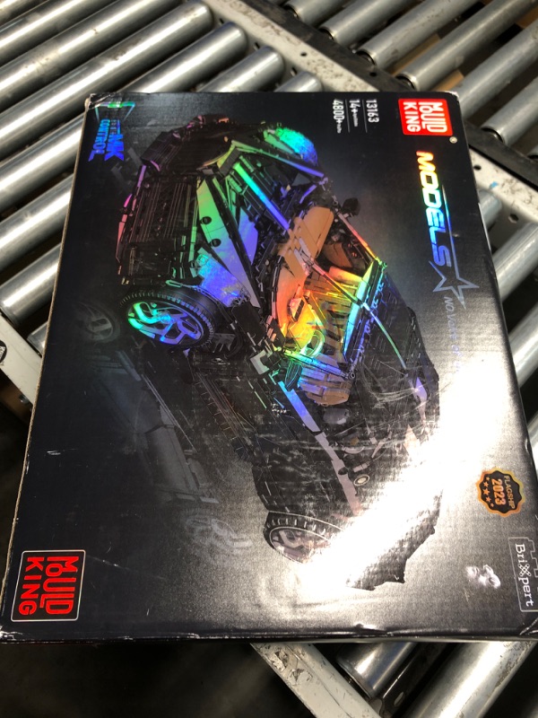 Photo 1 of Mould King 13163 MOC Sports Car Building Kits, Remote/APP Control 4688 Pieces Super Car Model Block Sets, Collectible Set for Adults, Boy Toys for Christmas and Birthday Gifts