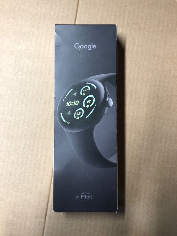 Photo 1 of ***FACTORY SEALED***
Google Pixel Watch 3 (45mm) Latest Model - Android Smartwatch, Heart Rate Tracking, Fitbit Advanced Running, Fitness Insights, 24-Hour Battery - Matte Black Aluminum Case - Obsidian Band - LTE