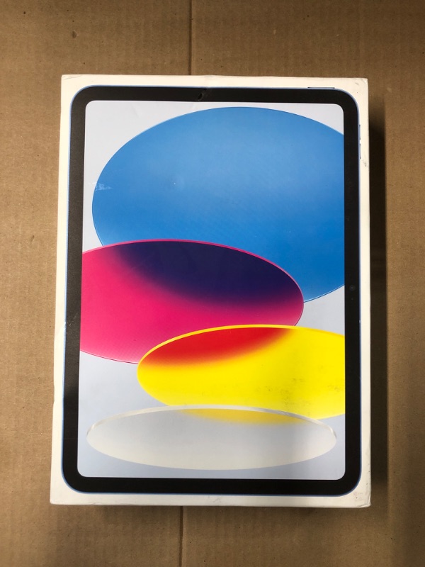 Photo 1 of ***FACTORY SEALED***
Apple iPad (10th Generation): with A14 Bionic chip, 10.9-inch Liquid Retina Display, 256GB, Wi-Fi 6, 12MP front/12MP Back Camera, Touch ID, All-Day Battery Life – Blue