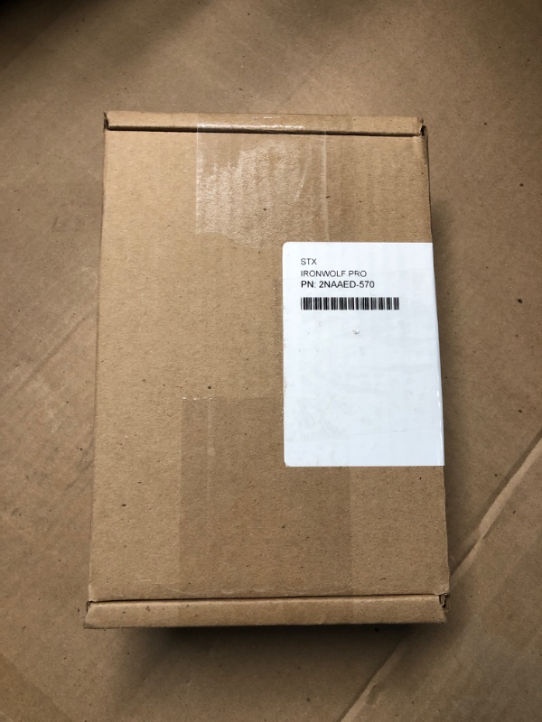 Photo 1 of Seagate IronWolf Pro, 8 TB, Enterprise NAS Internal HDD –CMR 3.5 Inch, SATA 6 Gb/s, 7,200 RPM, 256 MB Cache for RAID Network Attached Storage (ST8000NT001)