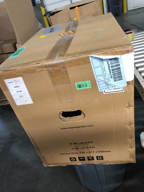 Photo 1 of ***PARTS ONLY***Monolith M-10 V2 10-Inch THX Certified Ultra 500 Watt Powered Subwoofer - Low Distortion, High Power Output, Vented HDF Cabinet, RCA and XLR Inputs, for Home Theater Systems, Black Ash Finish