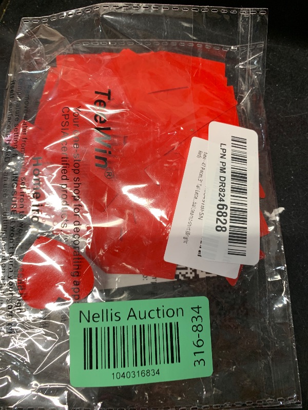 Photo 1 of ***(USED/ UNKNOWN IF MISSING PARTS)***
TeeWin 47 Pieces,3"" Tall Letter Iron On Heat Transfer Vinyl for for DIY Printing Craft Fabric T-Shirt Jersey,Clothes Sports T-Shirt jersey football Baseball,team,t-shirt (Bright Red)