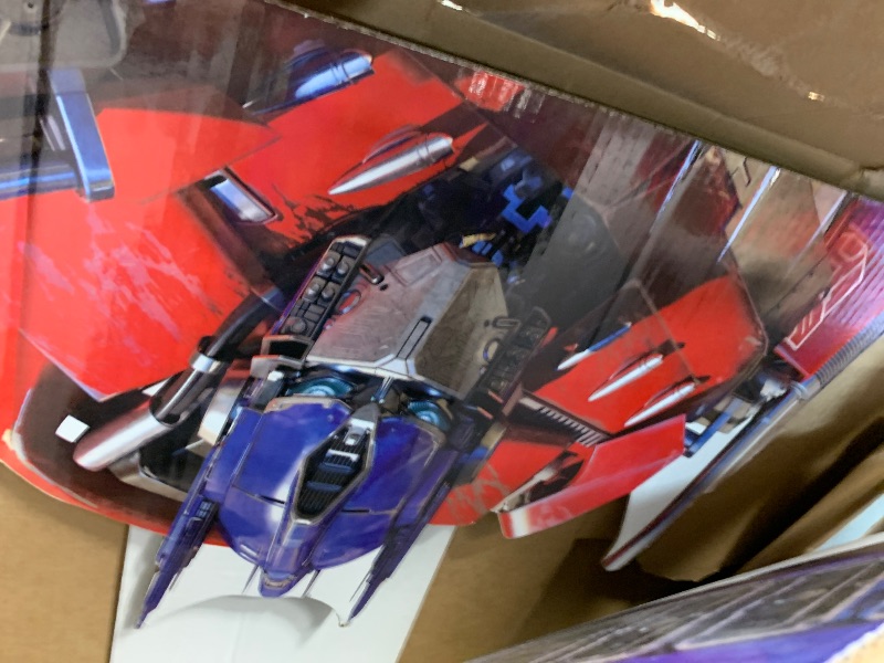 Photo 1 of * SOME DAMAGE FOUND. UNKNOWN IF AFFECTS ASSEMBLY* Cardboard People Optimus Prime Life Size Cardboard Cutout Standup - Transformers: Rise of The Beasts (2023 Film)
