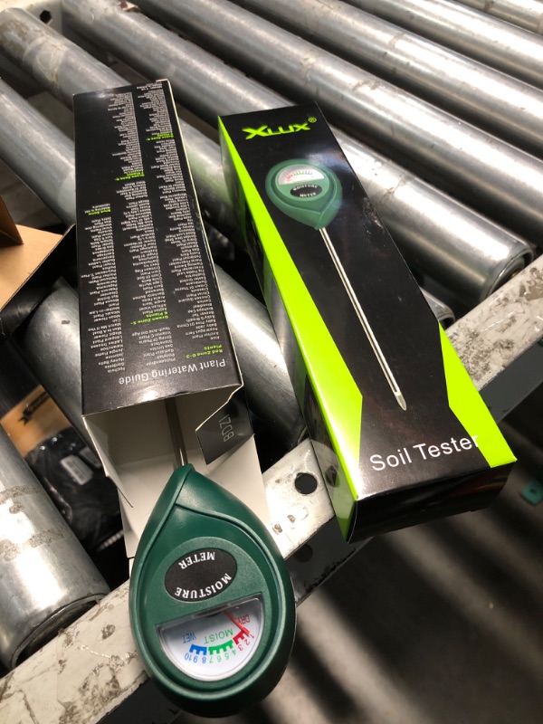 Photo 1 of XLUX Soil Moisture Sensor Meter Water Monitor, Hygrometer for Gardening, Farming,Plants, No Batteries Required, 2 Pack