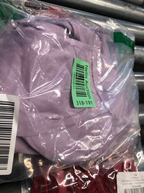 Photo 1 of (Large)Womens Sleeveless T Shirts High Neck Crop Going Out Cute Tops for Women Basics Tees Summer Trendy Clothes Lilac