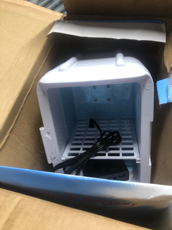 Photo 1 of ***PARTS ONLY*** ***NON REFUNDABLE*** 50W Solar Refrigerator with Solar Panel, DC18V Solar Powered Refrigerator Cooler with Battery Box for Camping