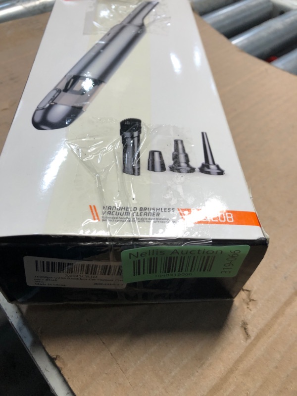 Photo 1 of ***(MISSING PARTS)***
Handheld Cordless Car Vacuum, 16000Pa Strong Suction, 4-in-1 Mini Vacuum Cleaner, 20+ Mins Runtime, Portable Vacuum Cordless for Car, Home, Office