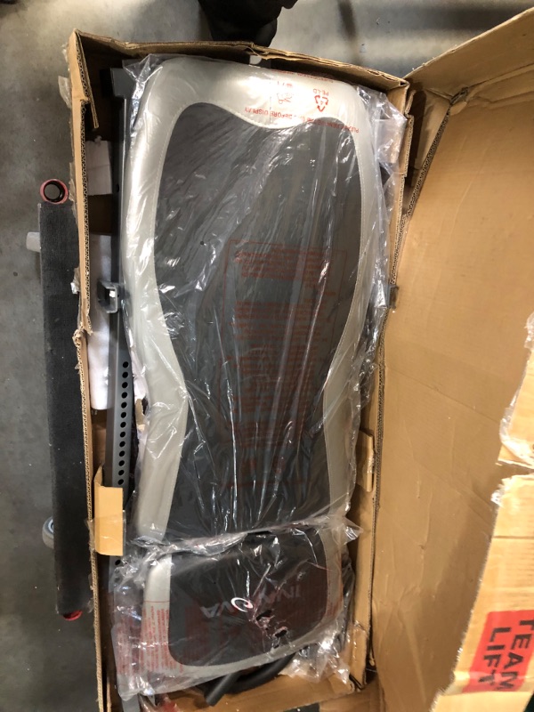 Photo 1 of INNOVA HEALTH AND FITNESS ITX9600 Heavy Duty Inversion Table, Standard Ankle Holding System, 300 lb Weight Capacity,Grey/Black