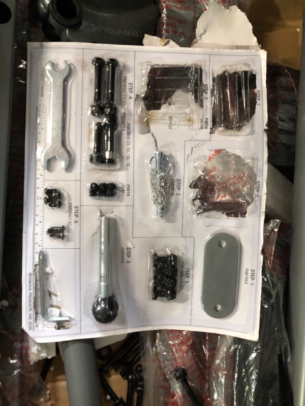 Photo 1 of INNOVA HEALTH AND FITNESS ITX9600 Heavy Duty Inversion Table, Standard Ankle Holding System, 300 lb Weight Capacity,Grey/Black