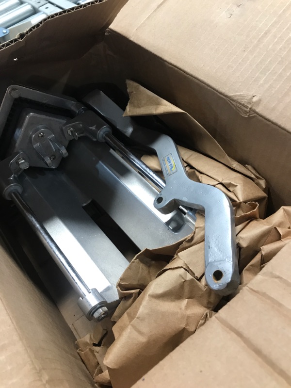 Photo 1 of (SEE NOTES) New Star Foodservice 1028966 Extra Heavy Duty French Fry Cutter 1/4" with Wall Bracket, Fixed Counter or Wall Mount Silver