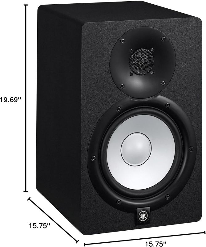 Photo 1 of **TRUCK/TRAILER PICK UP ONLY** (USED/FAIR) ($797.98) YAMAHA HS8 8-Inch Powered Studio Monitor Pair - Black
