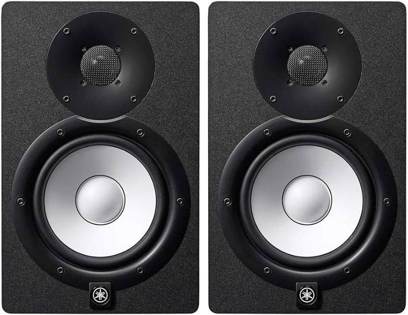 Photo 1 of **TRUCK/TRAILER PICK UP ONLY** (USED/FAIR) ($797.98) YAMAHA HS8 8-Inch Powered Studio Monitor Pair - Black
