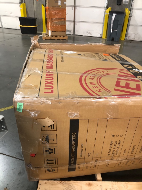 Photo 1 of *** PALLET TRUCK/TRAILER PICKUP ONLY***Notired Massage Chair Full Body, 4D SL-Track Zero Gravity Shiatsu Recliner with Mat, 9 Pre-Set Auto-Programmed, Body Scan, Airbag Massage