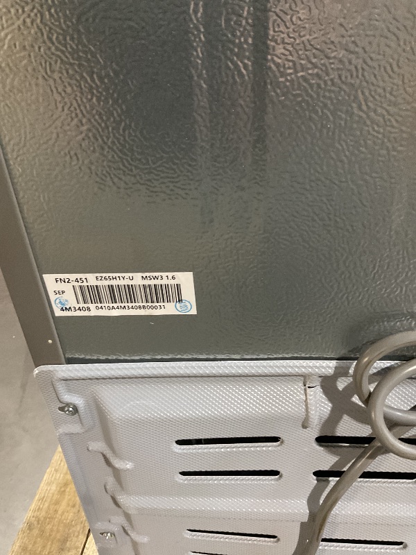 Photo 1 of *** PALLET TRUCK/TRAILER PICKUP ONLY***SHARP SJB1255GS Refrigerator with Bottom-Freezer, Counter-Depth, 24 Inch, 11.5 Cubic Foot, Stainless Steel