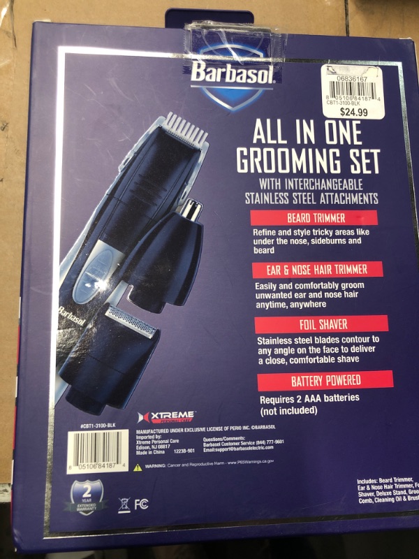 Photo 1 of *** PHOTO REFERENCE ONLY*** All-in-One  Ear/Nose, Detail, and Beard Trimmer for Men – Mustache, Ear & Nose Hair