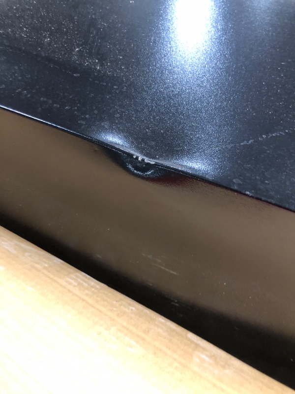 Photo 1 of **dented** Merapi Package Delivery Box for Outside, 41.6" *18.9" *16.9" Cold-Rolled Steel Delivery Box for Packages & Mails, Anti-Theft Lockable Large Mailbox for Porch, House, Curbside, Black