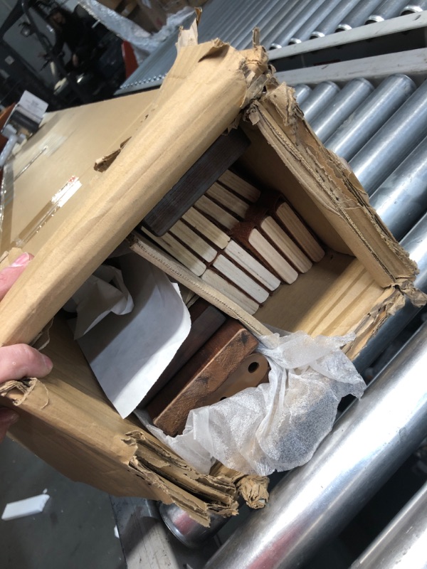 Photo 1 of **PARTS ONLY, MISSING HARDWARE**Mellow 12" Solid Wood Platform Bed Frame with Classic Wooden Slat (No Box Spring Needed), King, Espresso