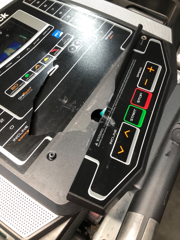 Photo 1 of ***TRUCK/TRAILER PICKUP ONLY - MAJOR DAMAGE - DISPLAY COMPLETELY DESTROYED - PREVIOUSLY OPENED - LIKELY MISSING PARTS - SEE PICTURES***
NordicTrack T Series 6.5S Treadmill, 73.5"D x 36"W x 54"H, 203 Pounds, Alloy Steel Construction