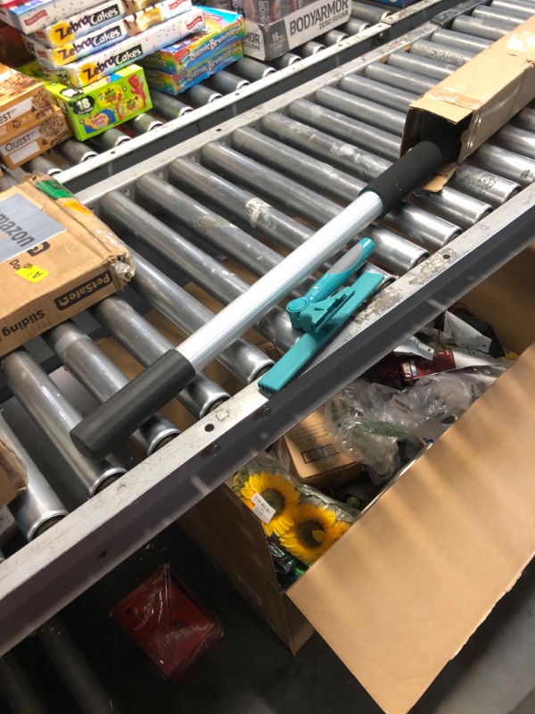 Photo 1 of TelesPro 24 Ft Window Squeegee with Extension Pole, Window Cleaner Tool with 5-Stage Telescoping Pole, Window Cleaning Kit with Rotatable Head (30Ft Reach Pole & Microfibre Cloths)