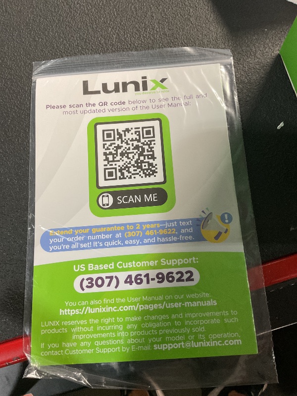 Photo 1 of *USED*Lunix LX7 Touchscreen Electric Hand Massager with Compression, Pressure Point Therapy for Arthritis, Pain Relief and Carpal Tunnel, Shiatsu Massage Machine with Heat, with Hand Warmer, Black