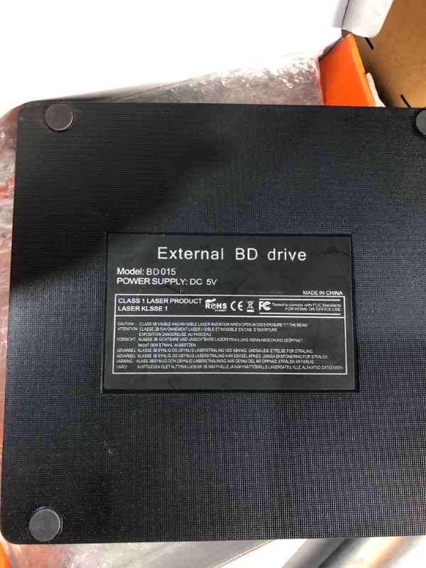 Photo 4 of ***(MISSING PARTS)***
External Blu Ray Drive, 5 in 1 Portable Blu Ray Player with USB 3.0 Type-C, CD DVD Burner 3D Blu Ray with SD/TF Port, Blu Ray Drive Compatible with Windows Laptop Desktop, Bluray Player for PC