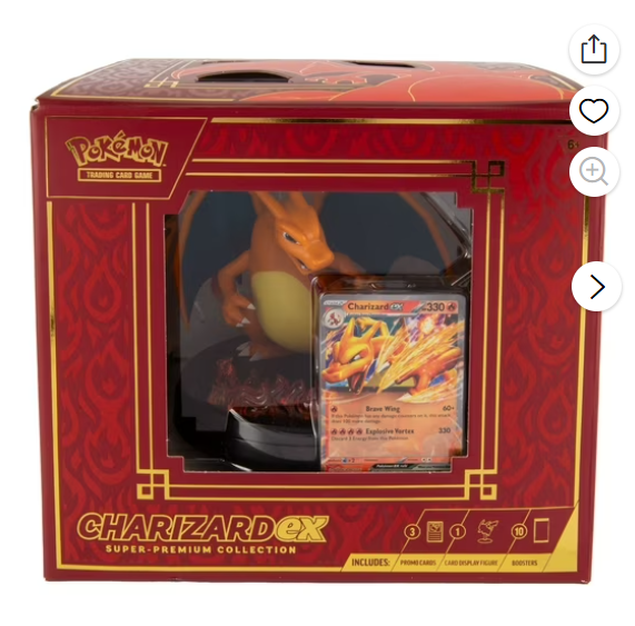 Photo 1 of ($99) Pokemon Trading Card Games Charizard ex Super - Premium Collection
