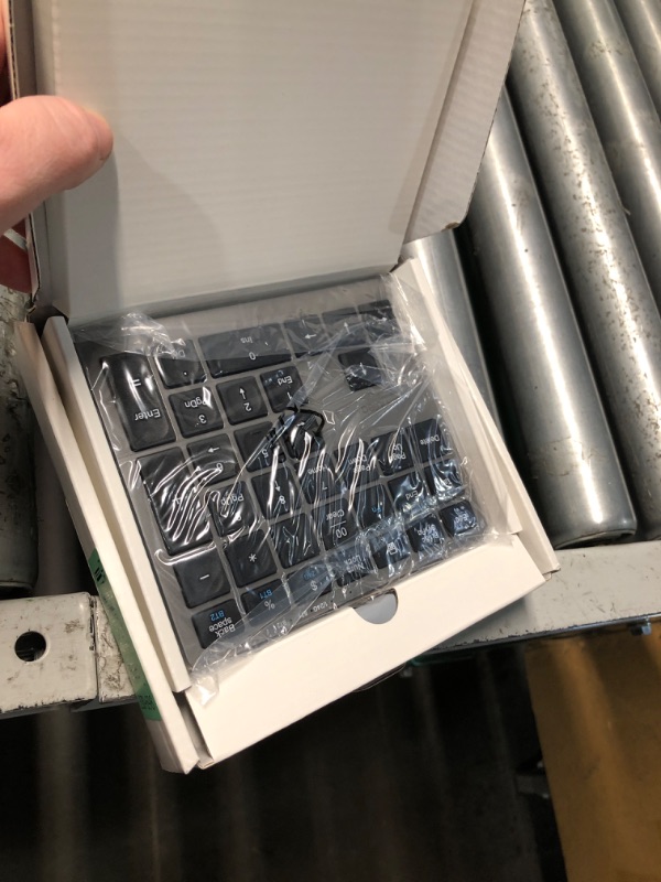 Photo 1 of Nulea Wireless Number Pad Bluetooth 5.0 & 2.4G Portable Numeric Keyboard, USB-C Rechargeable, 34-Keys Bluetooth Keyboard for Data Entry, Compatible for Laptop, Mac, iMac, Tablet, PC Desktop