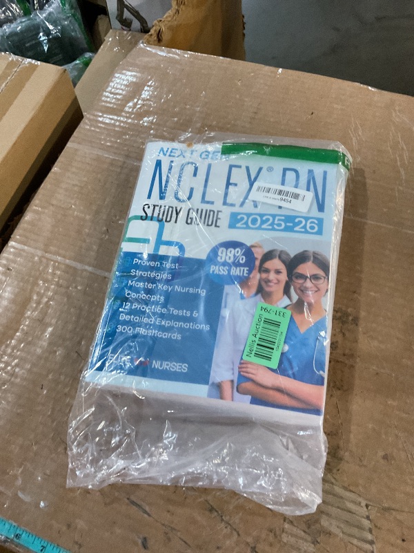 Photo 1 of Next Gen NCLEX-RN® Study Guide: The Most Comprehensive Book with 12 Practice Tests, 1800+ Test Questions Fully Explained + Insider Tips & Tricks + Proven Strategies to Ace the Exam on Your First Try