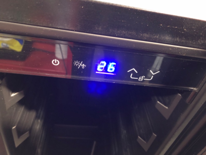 Photo 1 of ***NO PACKAGING NO SHELVES - SCRATCHED AND DENTED - POWERS ON - UNABLE TO TEST FURTHER***
YITAHOME Wine and Beverage Refrigerator, 24 Inch Dual Zone Wine Fridge, Under Counter Wine Cooler Fridge Built-In or Self-standing, Holds 17 Bottles and 57 Cans (Dou