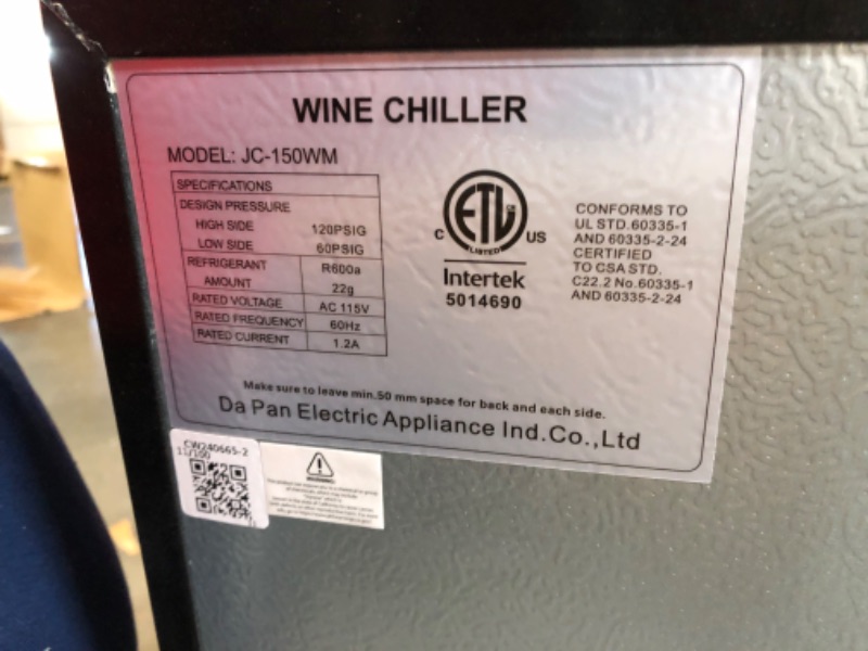 Photo 1 of ***NO PACKAGING NO SHELVES - SCRATCHED AND DENTED - POWERS ON - UNABLE TO TEST FURTHER***
YITAHOME Wine and Beverage Refrigerator, 24 Inch Dual Zone Wine Fridge, Under Counter Wine Cooler Fridge Built-In or Self-standing, Holds 17 Bottles and 57 Cans (Dou