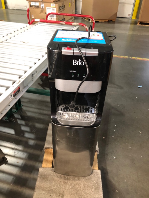 Photo 1 of ***DAMAGED - DENTED - SEE COMMENTS***
Brio Commercial Grade Bottleless Ultra Safe Reverse Osmosis Drinking Water Filter Water Cooler Dispenser-3 Temperature Settings Hot, Cold & Room Water - UL Approved – Point of Use