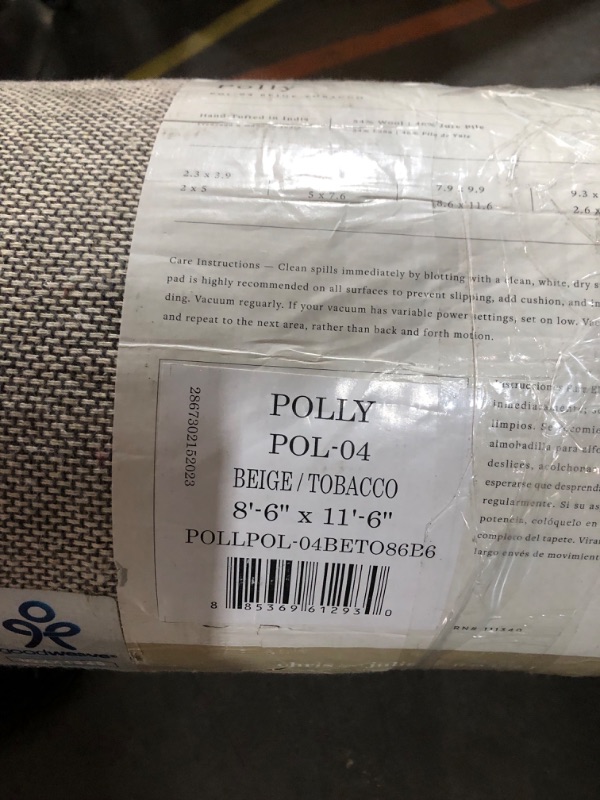 Photo 1 of ***MAJOR DAMAGE - RIPPED AND TORN - HEAVILY USED - SEE PICTURES***
Loloi Chris Loves Julia x Polly Collection POL-04 Beige/Tobacco 8'-6" x 11'-6" Area Rug