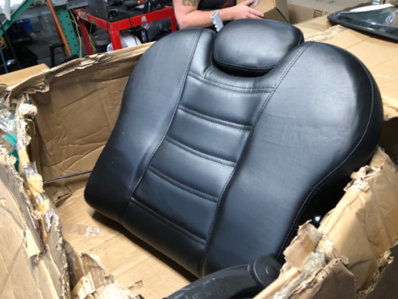 Photo 1 of ***INCOMPLETE - PREVIOUSLY OPENED - NOT IN ORIGINAL PACKAGING***
Tatub 90°-150° Reclining Barber Chairs for Barbershop, Heavy Duty Hydraulic Pump 360°Swivel Salon Chair for Hair Stylist -Upgrade Black