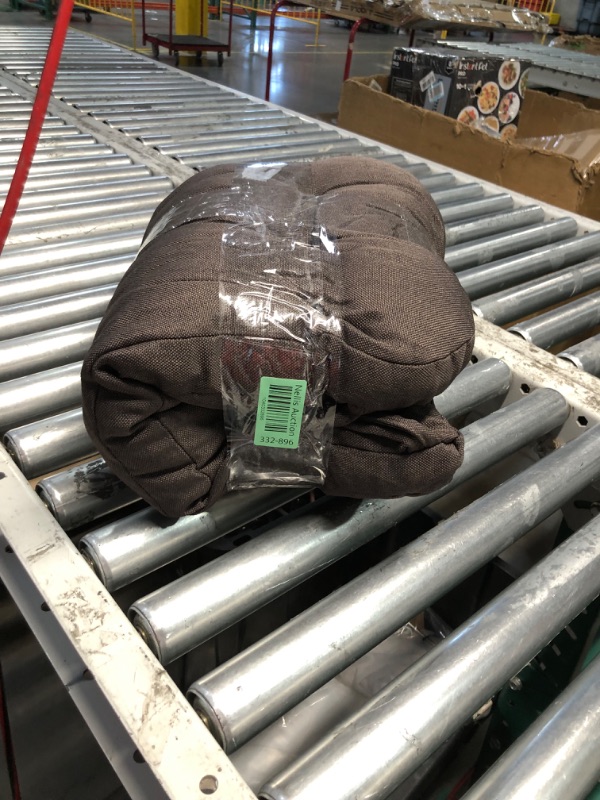 Photo 1 of ***TOP CUSHION ONLY - NO BOTTOM CUSHION - SEE PICTURES***
Love's cabin Adirondack Chair Cushion, Rocking Chair Cushion Indoor High Back, Patio Chair Cushions Set of Seat & Back Cushion with Ties for Indoor/Outdoor Rocker, Chair Pads with Memory Foam, Coff