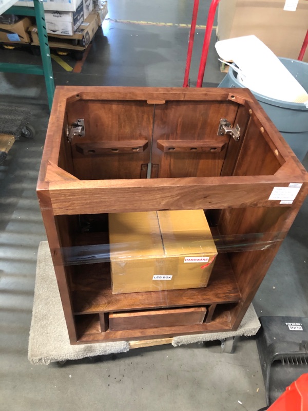 Photo 1 of ***USED - NO PACKAGING***
Modway Daylight Bathroom Vanity Cabinet-Sink Basin Not Included, 24 Inch, Walnut, 18"D x 23"W x 34"H