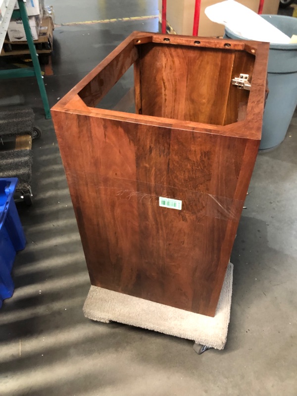 Photo 1 of ***USED - NO PACKAGING***
Modway Daylight Bathroom Vanity Cabinet-Sink Basin Not Included, 24 Inch, Walnut, 18"D x 23"W x 34"H
