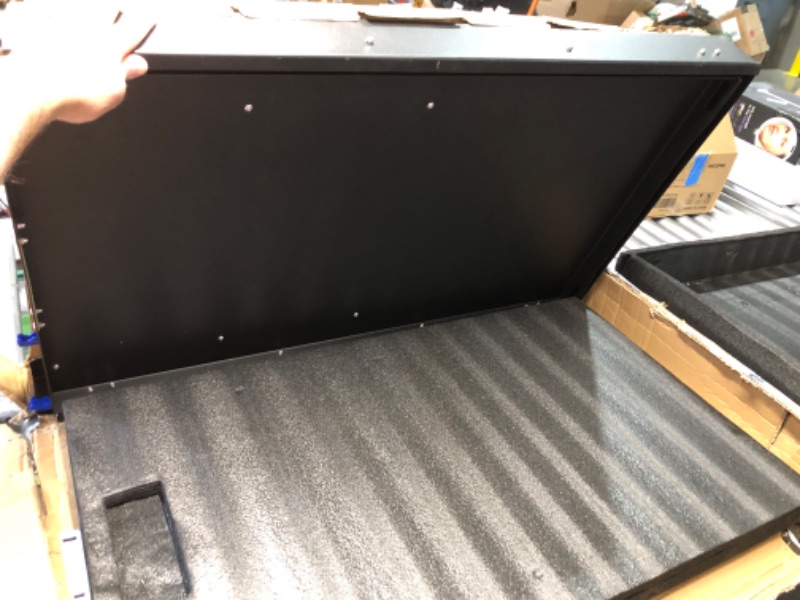 Photo 1 of ***DAMAGED - INCOMPLETE - SEE COMMENTS***
ALL-TOP Fridge Slide with Chopping Board, Inner 39.2 x 22.4in, Vehicle Refriderator Slider with 4 Buckle Straps, Max 287 LBS, 3rd Gen