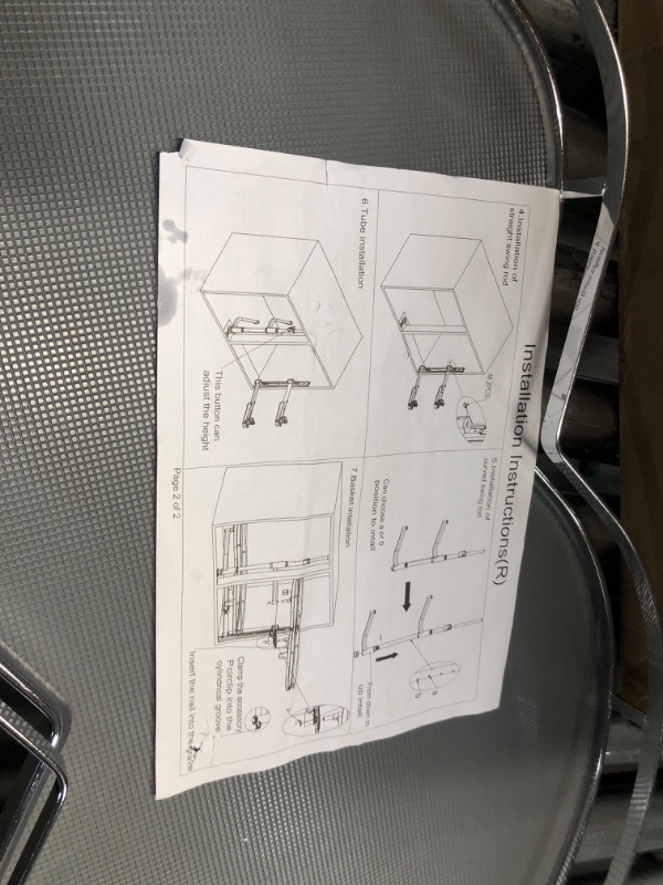 Photo 1 of ***USED - PREVIOUSLY OPENED - LIKELY MISSING PARTS***
Blind Corner Cabinet Pull Out Organizer, Soft Close Swing Right Pull Out Cabinet Organizer 36inch, Corner Cabinet Lazy Susan for Corner Cabinet Blind Shelf, 2 Tiers Tray, Adjustable Height