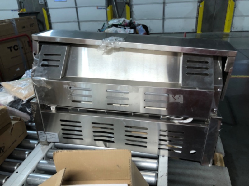 Photo 1 of ***PARTS ONLY DENTED***Garveelife 36-Inch Bulit in Grill, Natural Gas Grill, Stainless Steel 4-Burner Grill Head with Rear Infrared Burner and Opener for Outdoor Kitchen, BBQ Grill Island